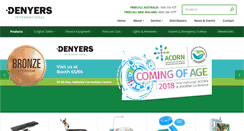 Desktop Screenshot of denyers.com.au